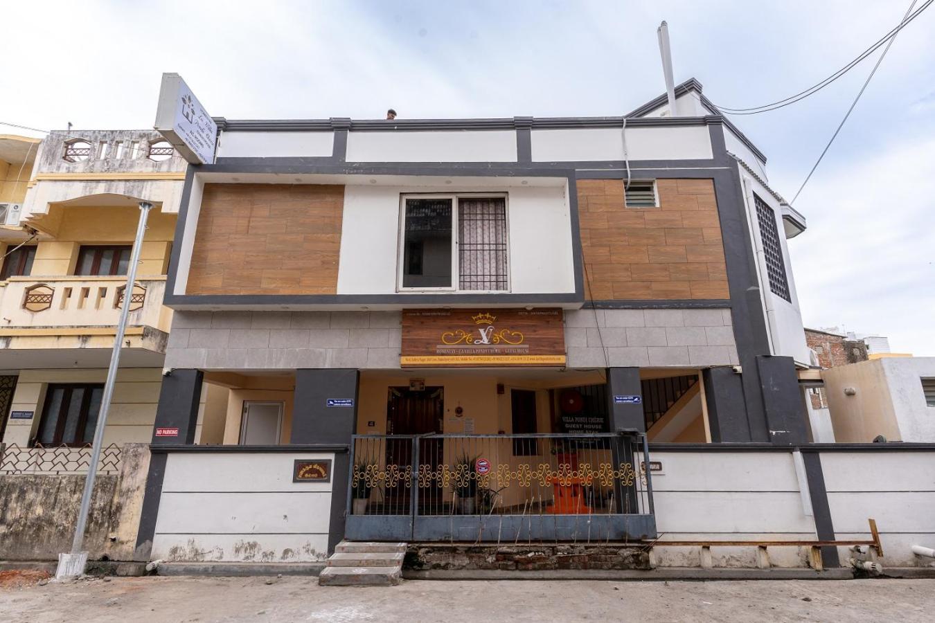 La Villa Pondi Cherie Centertownbeachauroville 蓬蒂切里 外观 照片